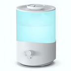 2.5L Ultrasonic Air Humidifier with 7-Color LED Light – Quiet Cool Mist, Top-Fill Design, Home & Office Use